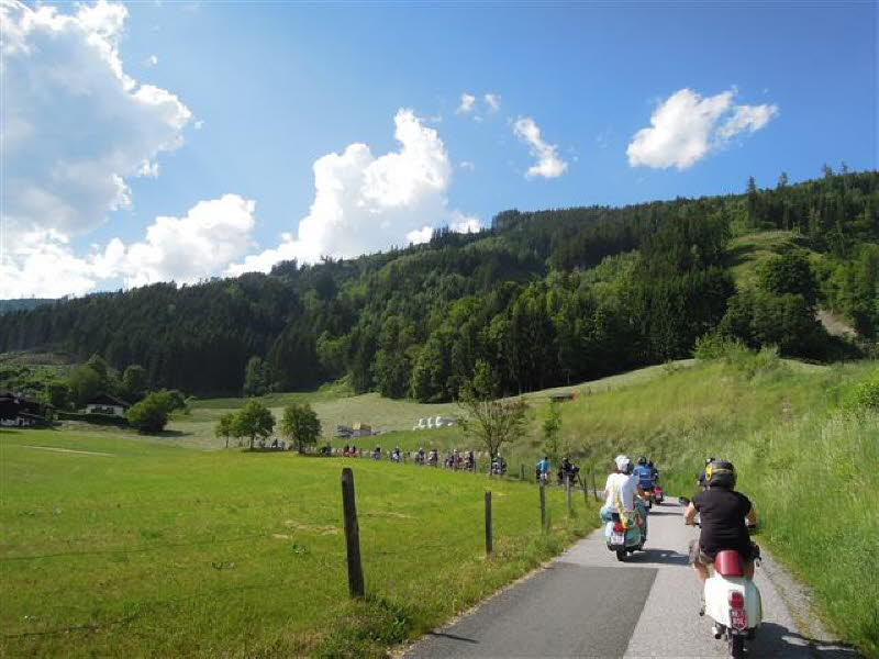 Ausfahrt zur Schober-Alm