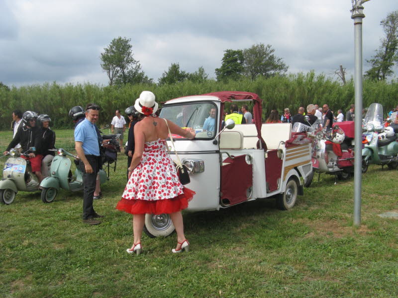 Sammelpunkt zum Vespa Corso